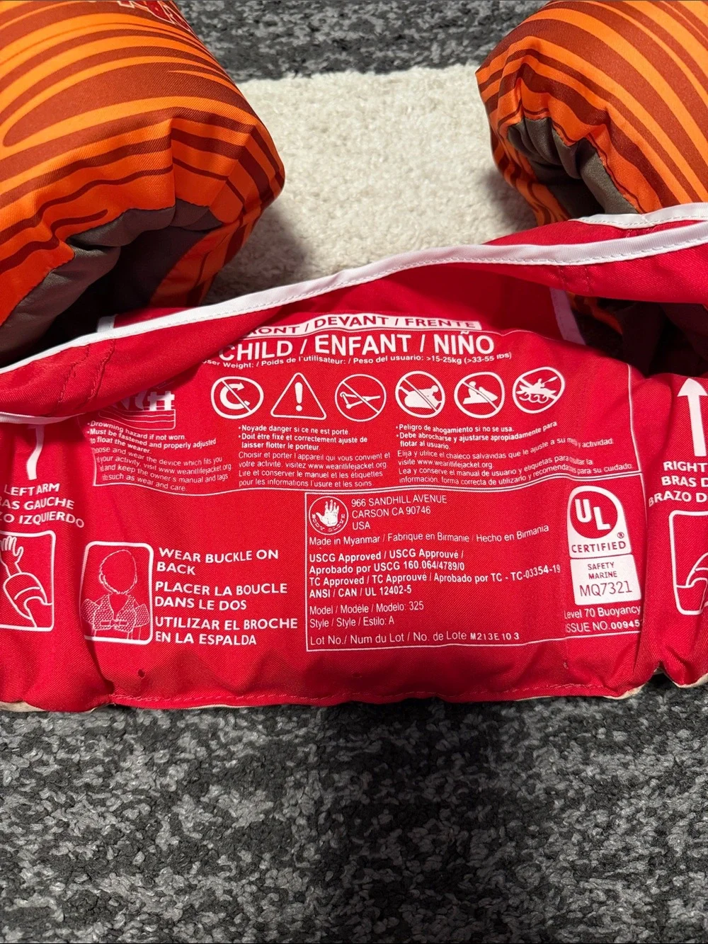 Body Glove Paddle Pals kids’ life vest, OS (fits 30-50 lbs) NWOT!